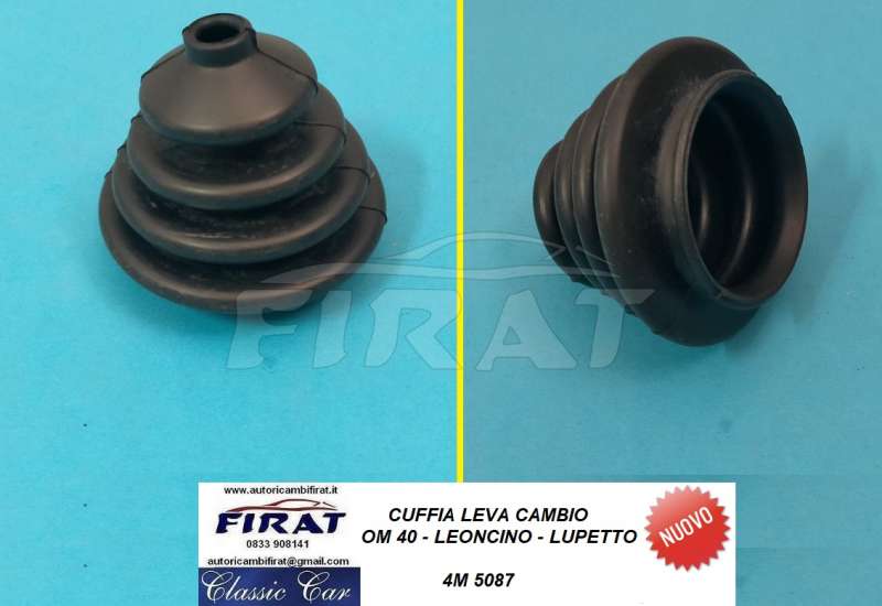 CUFFIA LEVA CAMBIO OM40 - LEONCINO - LUPETTO (5087)